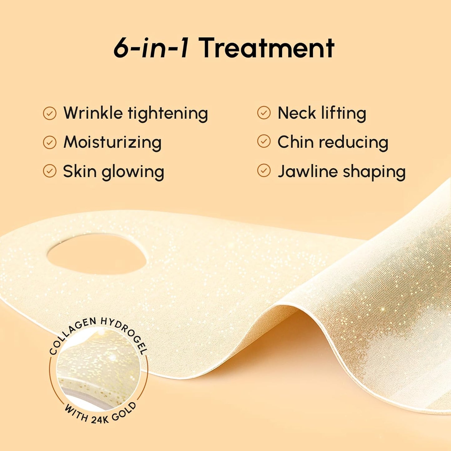 24K Gold & Collagen Chin Lifting Mask